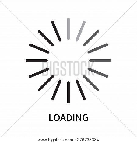 Loading Icon Isolated On White Background. Loading Icon Simple Sign. Loading Icon Trendy And Modern 