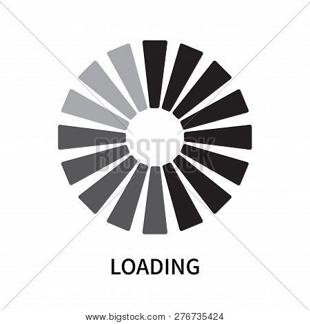 Loading Icon Isolated On White Background. Loading Icon Simple Sign. Loading Icon Trendy And Modern 