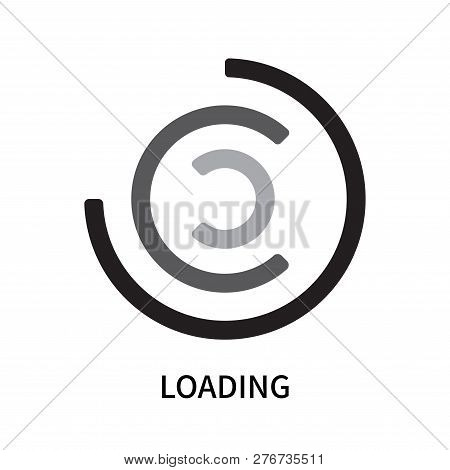 Loading Icon Isolated On White Background. Loading Icon Simple Sign. Loading Icon Trendy And Modern 