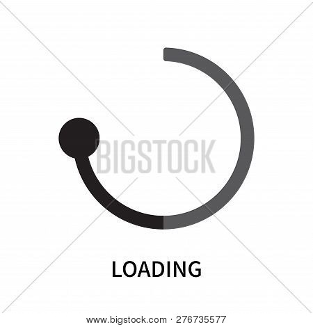 Loading Icon Isolated On White Background. Loading Icon Simple Sign. Loading Icon Trendy And Modern 