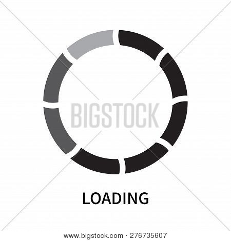 Loading Icon Isolated On White Background. Loading Icon Simple Sign. Loading Icon Trendy And Modern 
