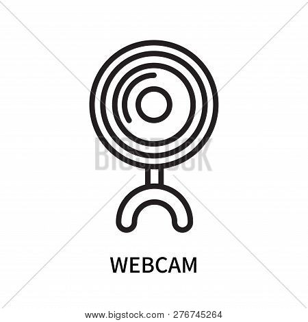Webcam Icon Isolated On White Background. Webcam Icon Simple Sign. Webcam Icon Trendy And Modern Sym
