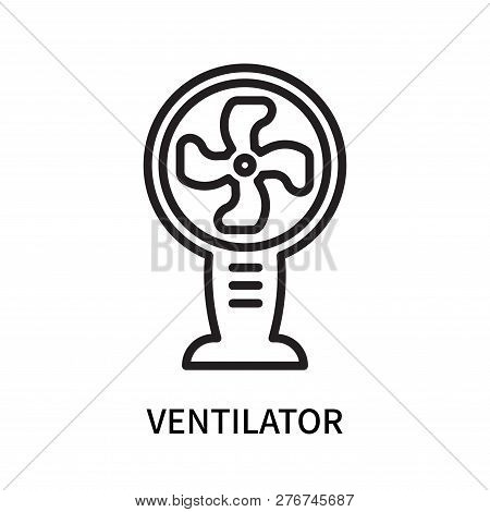 Ventilator Icon Isolated On White Background. Ventilator Icon Simple Sign. Ventilator Icon Trendy An