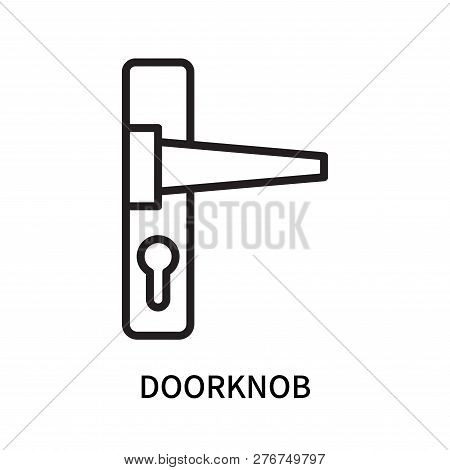 Doorknob Icon Isolated On White Background. Doorknob Icon Simple Sign. Doorknob Icon Trendy And Mode