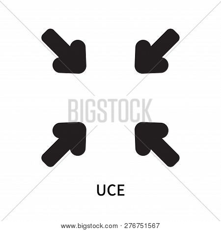 Uce Icon Isolated On White Background. Uce Icon Simple Sign. Uce Icon Trendy And Modern Symbol For G
