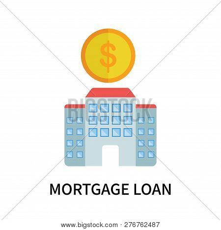 Mortgage Loan Icon Isolated On White Background. Mortgage Loan Icon Simple Sign. Mortgage Loan Icon 