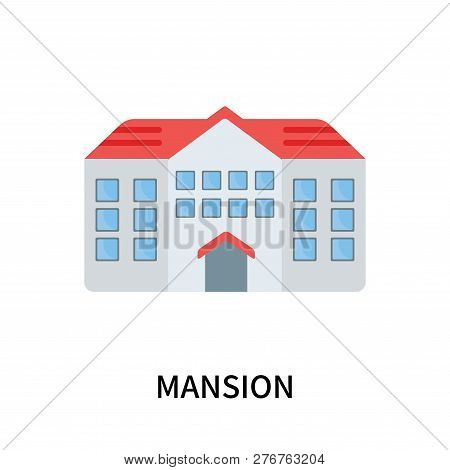 Mansion Icon Isolated On White Background. Mansion Icon Simple Sign. Mansion Icon Trendy And Modern 