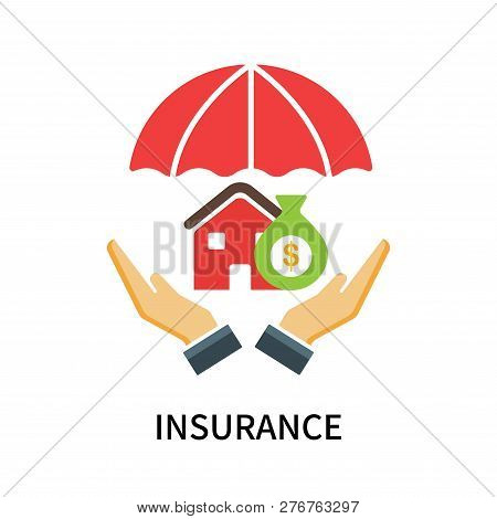 Insurance Icon Isolated On White Background. Insurance Icon Simple Sign. Insurance Icon Trendy And M