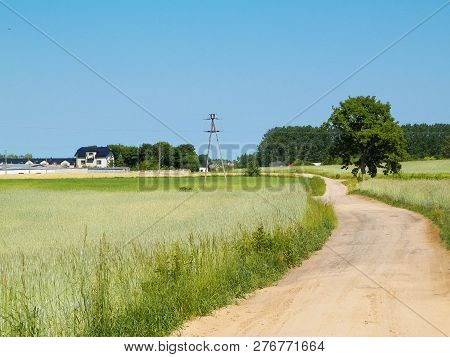 A Journey Through The Kashubian Village. Kashubian Region Is In North Part Of Poland. Agriculture An