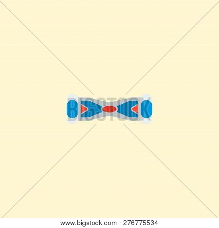 Gyroscooter Icon Flat Element.  Illustration Of Gyroscooter Icon Flat Isolated On Clean Background F