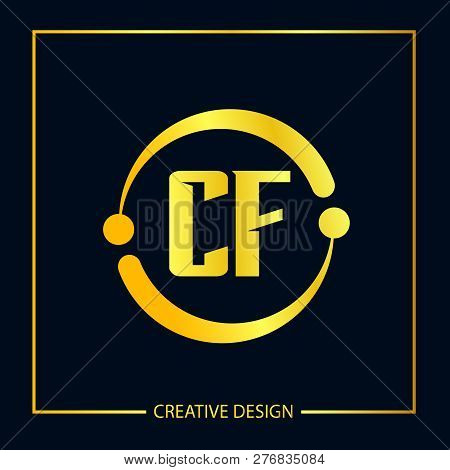 Initial Letter Cf Logo Template Vector Design