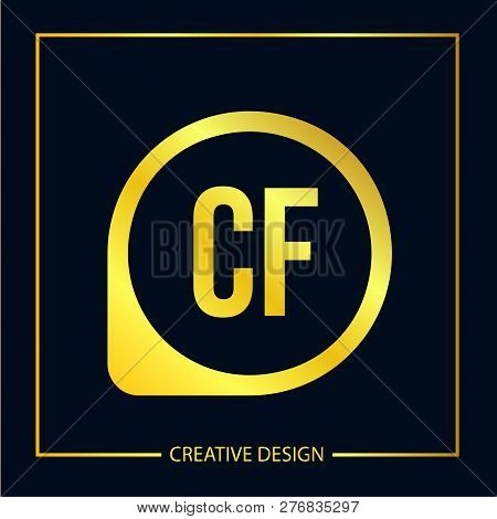 Initial Letter Cf Logo Template Vector Design