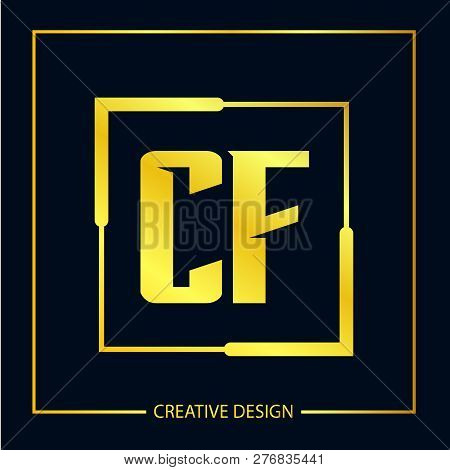 Initial Letter Cf Logo Template Vector Design