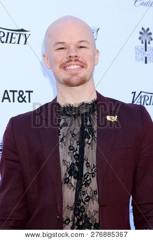 PALM SPRINGS - JAN 4:  Samuel Brinton at the Variety's Creative Impact Awards and 10 Directors to Watch Brunch at the Parker Palm Springs on January 4, 2019 in Palm Springs, CA