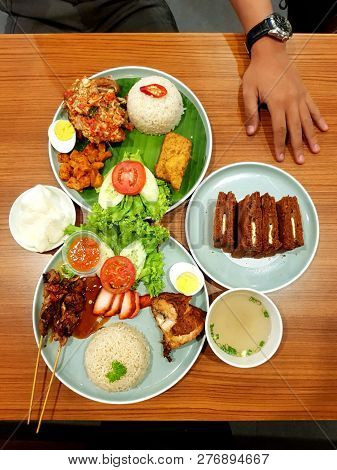 Indonesian Food At The Mall In Indonesia