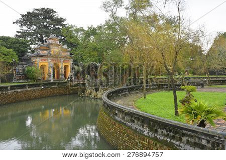The Grounds In Truong Sanh Residence In The Imperial City, Hue, Vietnam