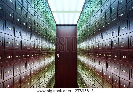 The Safe Room Is A Multi-colored Room Of Illusions. A Room Of Illusions.the Room Is Safe With A Brow