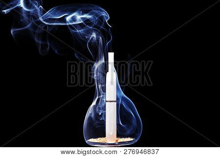 Electronic Smoke Device Dark Background Nobody  Studio