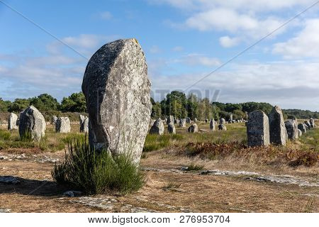 The Megalithic Site Of Carnac (morbihan, France)