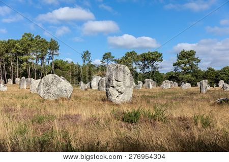 The Megalithic Site Of Carnac (morbihan, France)