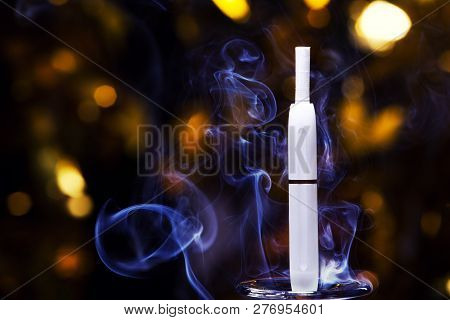 Electronic Smoke Device Gold Bokeh Nobody Studio