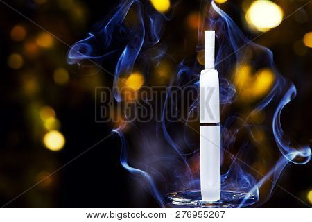 Electronic Smoke Device Gold Bokeh Nobody Studio