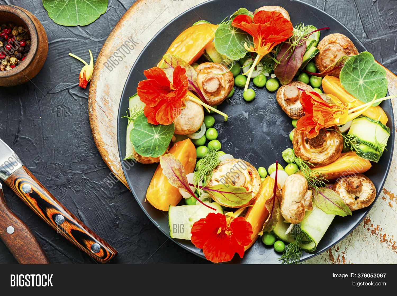 Mushroom Salad Image & Photo (Free Trial) | Bigstock