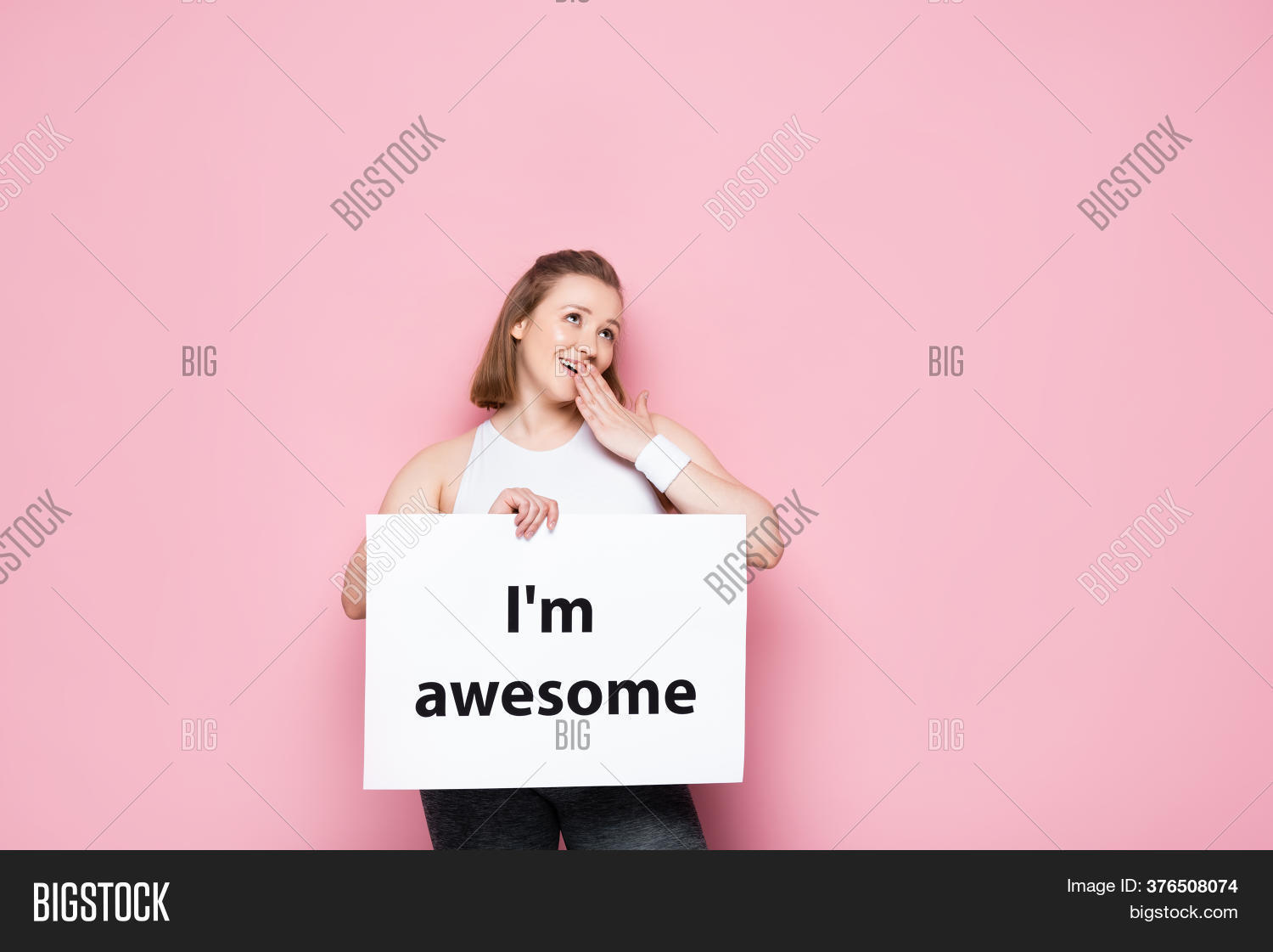Flirty Overweight Girl Image Photo Free Trial Bigstock