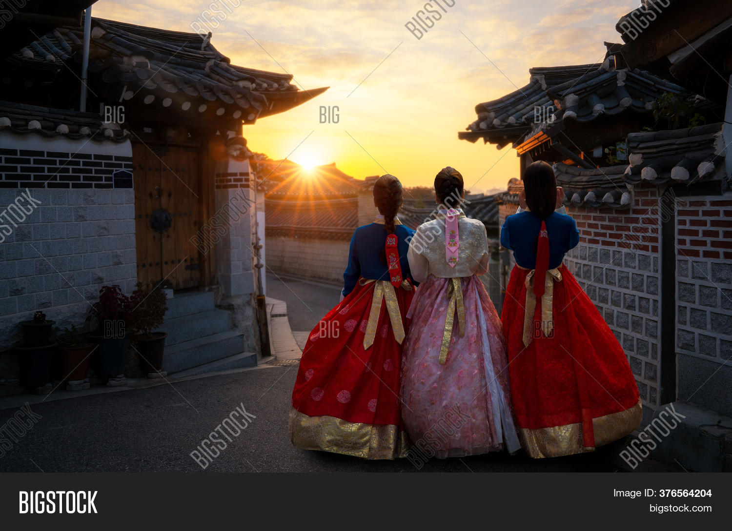 Korean Girl Hanbok Image & Photo (Free Trial) Bigstock