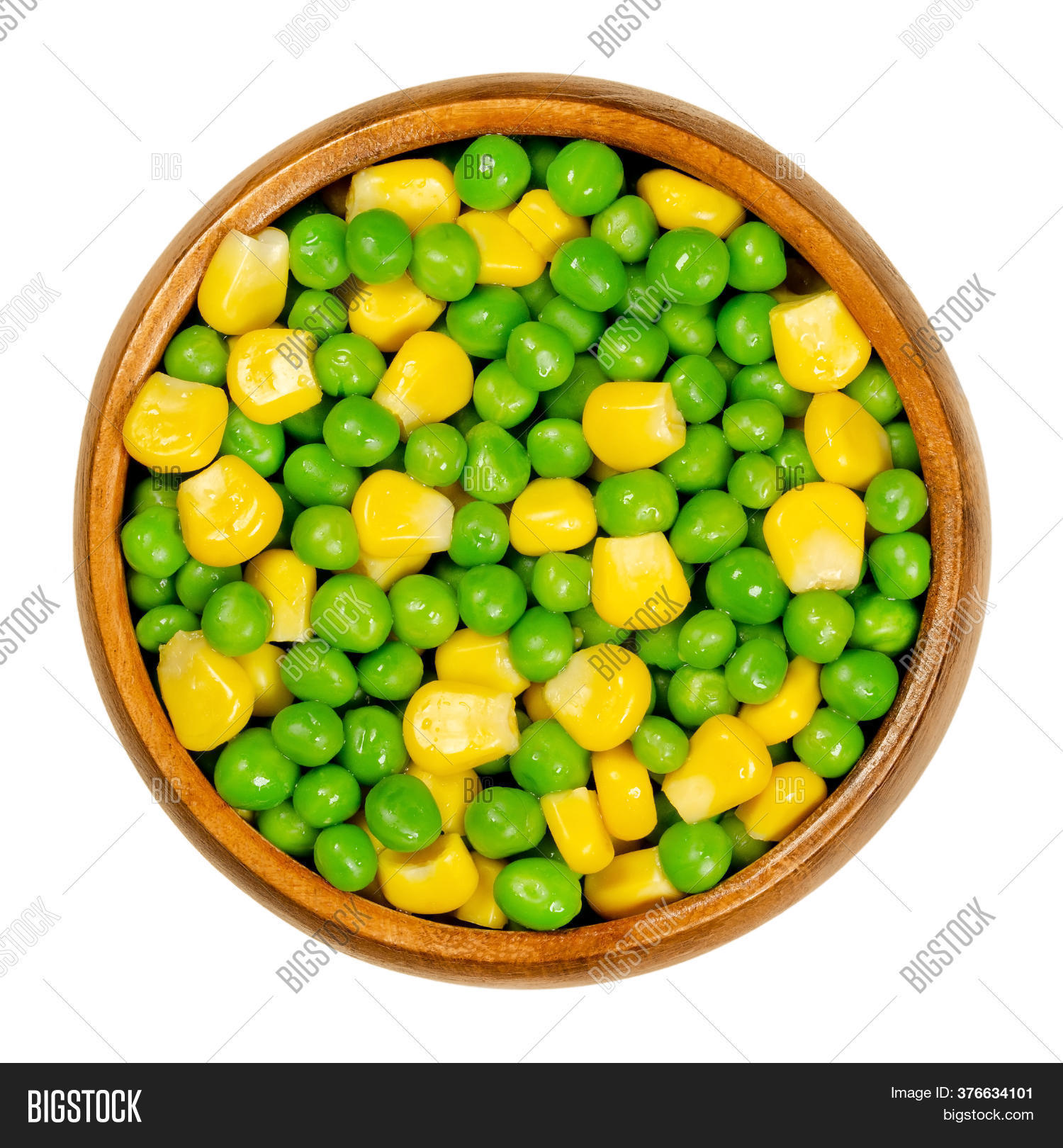 Green Peas Corn Wooden Image & Photo (Free Trial) Bigstock
