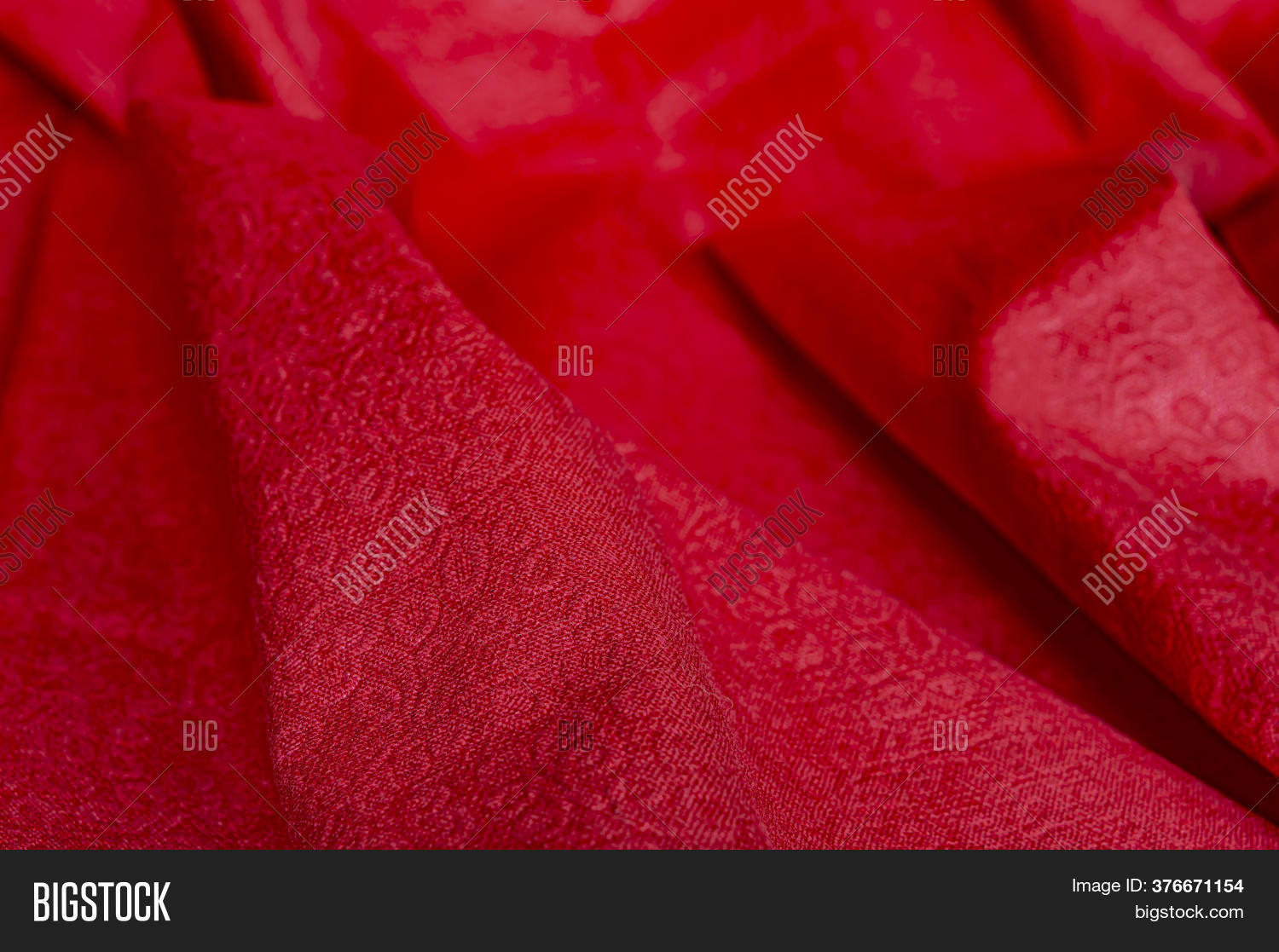 Red Cotton Fabric Image & Photo (Free Trial) Bigstock