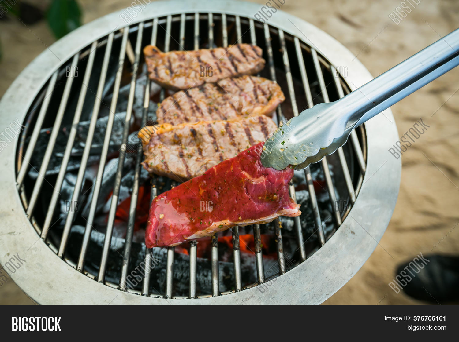Roast Beef On Barbecue Image & Photo (Free Trial) Bigstock