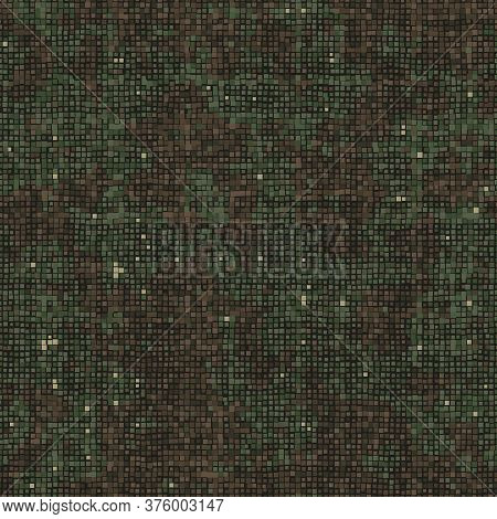 Texture Military Camouflage Seamless Pattern. Abstract Army Vector Illustration