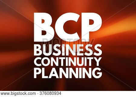 Bcp - Business Continuity Planning Acronym, Business Concept Background