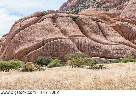 A View Of Granite Rock Formations At The Greater Spitzkoppe