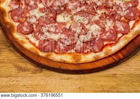 Pepperoni Pizza In Brazil Is Called Pizza De Calabresa.