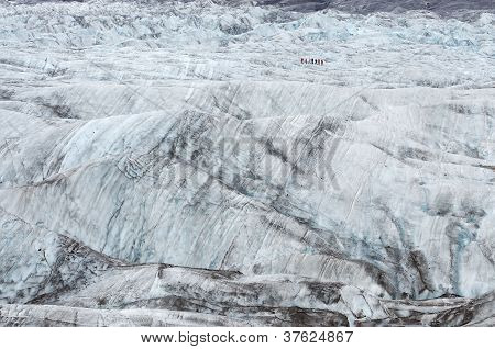 wild Vatnajokull Gletscher Eis Wandern