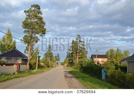 Straat van de Russische buiten