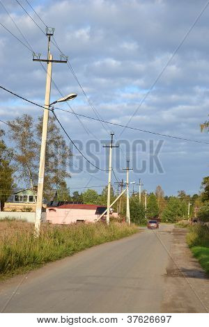 Straat van de Russische buiten
