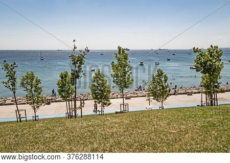 Florya,istanbul,turkey.july 12,2020.general View Of Istanbul\'s Touristic District, Florya
