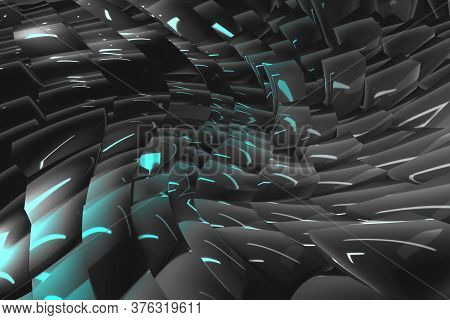 Illustration Background 3D Web Backdrop Modern Pattern Colorful Geometry 4 Glossy Texture Glossy Abs