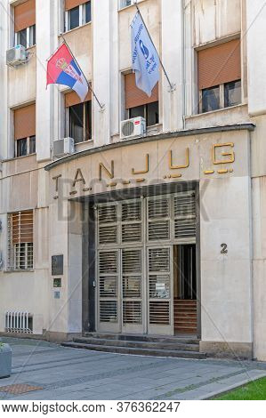 Belgrade, Serbia - June 30, 2019: Tanjug Official State News Agency In Belgrade, Serbia.
