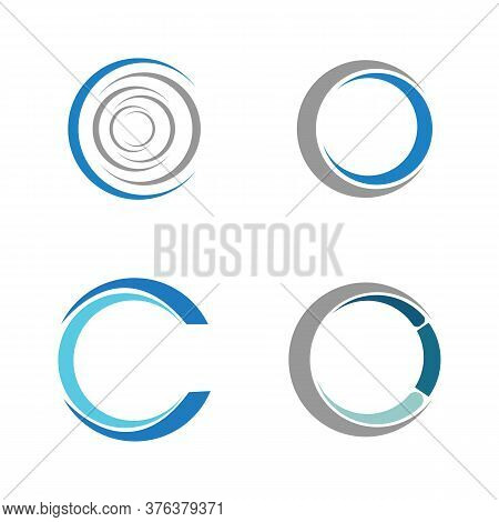 Circle Logo  Icon Illustration Design Template - Vector