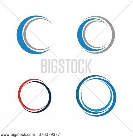 Circle Logo  Icon Illustration Design Template - Vector