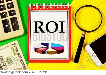 Return On Investment-roi Financial Coefficient Of Business Development, Taking Into Account The Amou