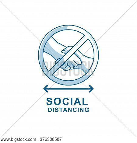 No Handshake Avoid Touching To Prevent Spread Of Corona Virus Social Distancing