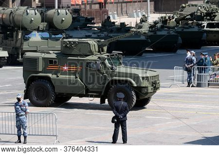 Moscow, Russia - June 24, 2020:multipurpose Armored Vehicle 