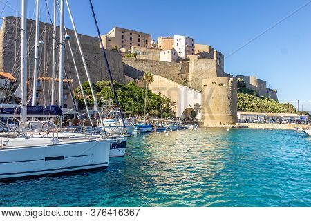 Port Of Calvi, North Of Corsica, France