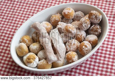 Fried Castagnole Spread Throughout Italy During The Carnival Period