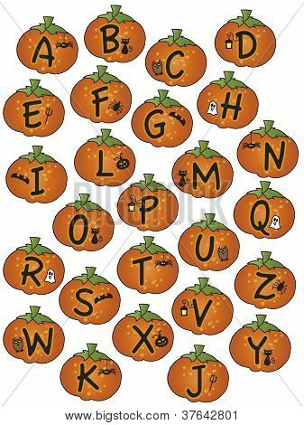 Abeceda Halloween
